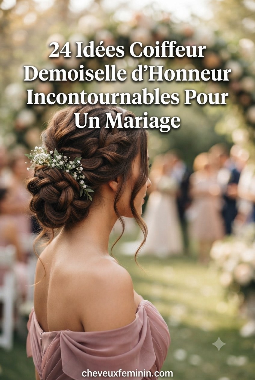 24 Idées Coiffeur Demoiselle d'Honneur Incontournables Pour Un Mariage Stylé