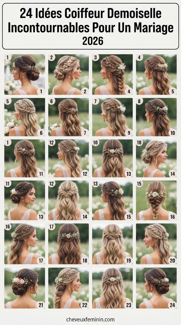 24 Idées Coiffeur Demoiselle d'Honneur Incontournables Pour Un Mariage Stylé