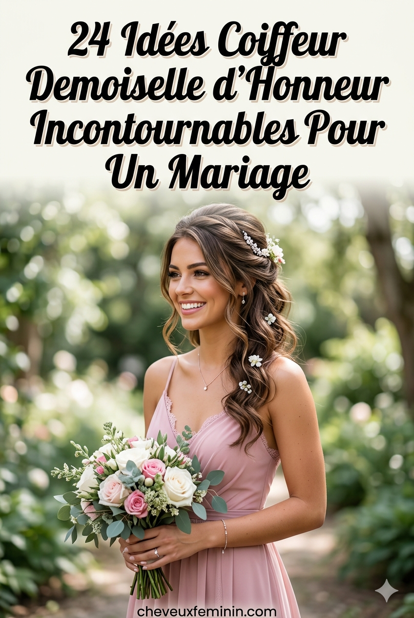 24 Idées Coiffeur Demoiselle d'Honneur Incontournables Pour Un Mariage Stylé