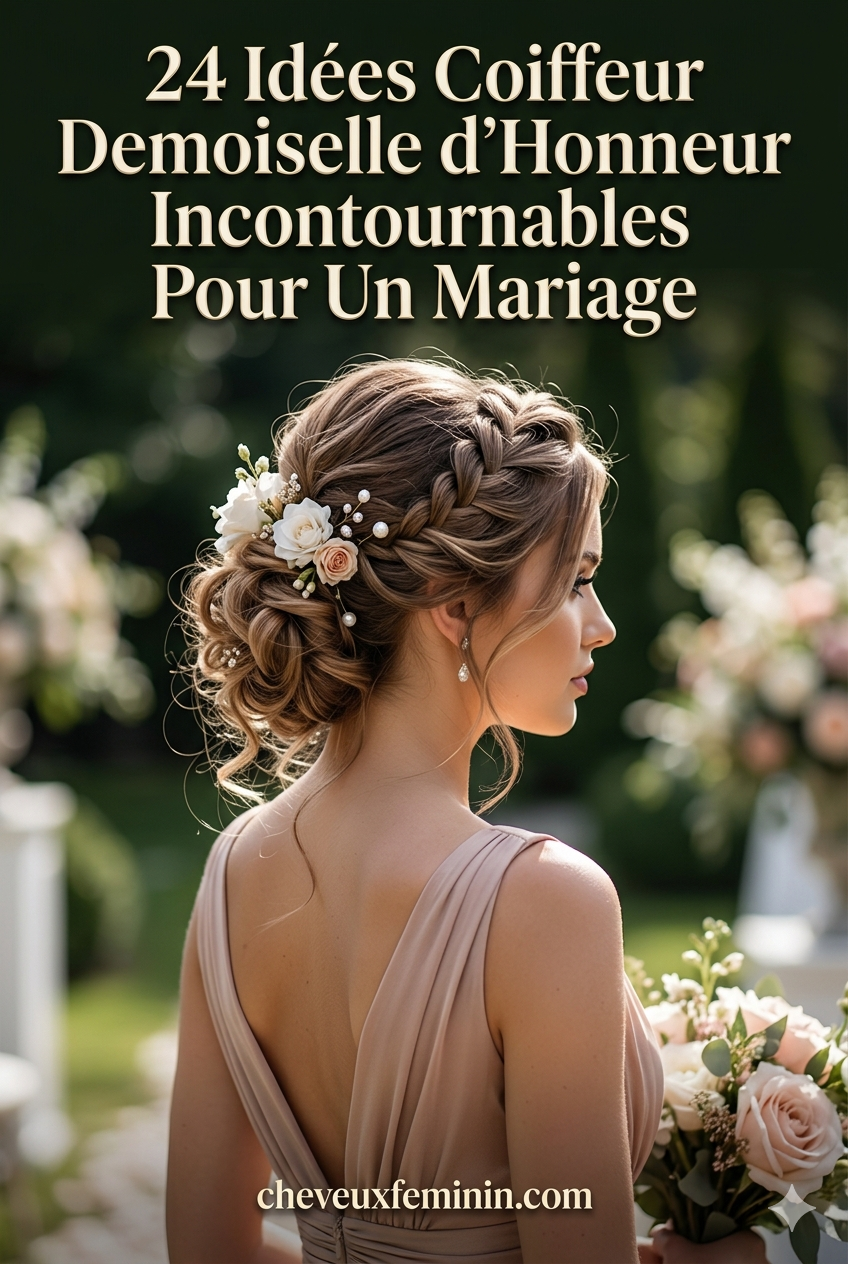 24 Idées Coiffeur Demoiselle d'Honneur Incontournables Pour Un Mariage Stylé