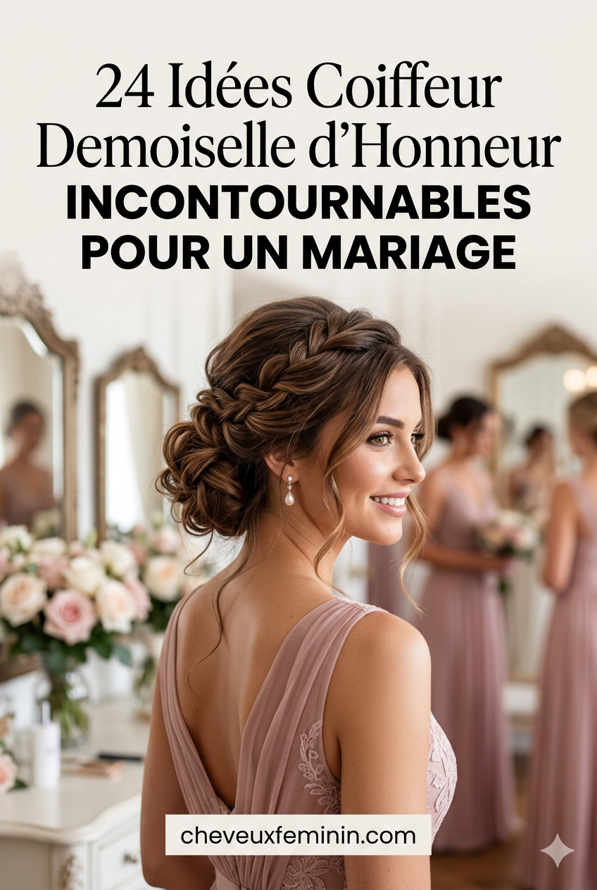 24 Idées Coiffeur Demoiselle d'Honneur Incontournables Pour Un Mariage Stylé