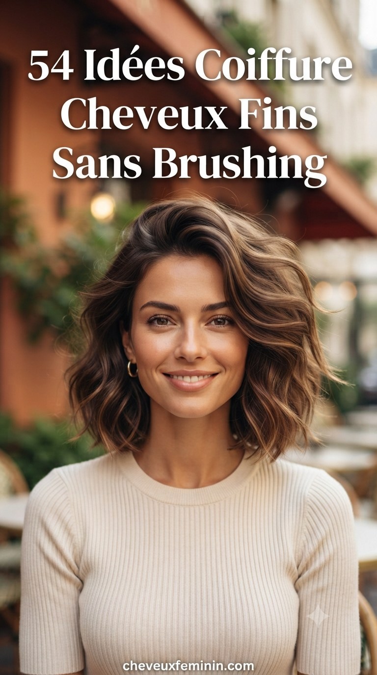 54 Idées Coiffure Cheveux Fins Sans Brushing