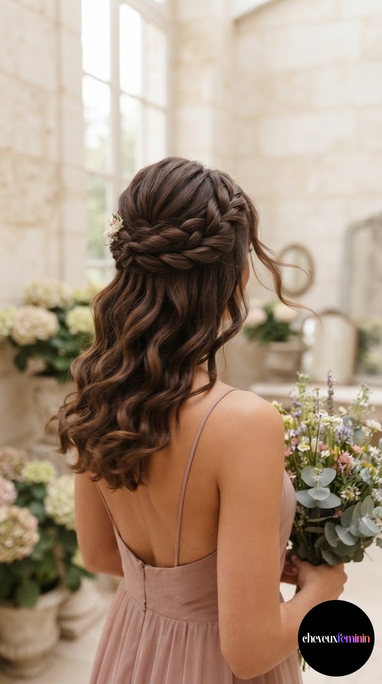 Tutoriel coiffure bouclée d'honneur