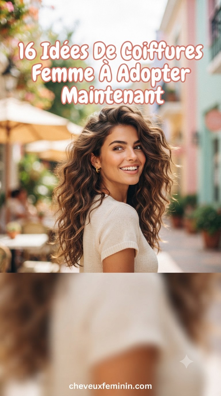 16 Idées De Coiffures Femme À Adopter Maintenant