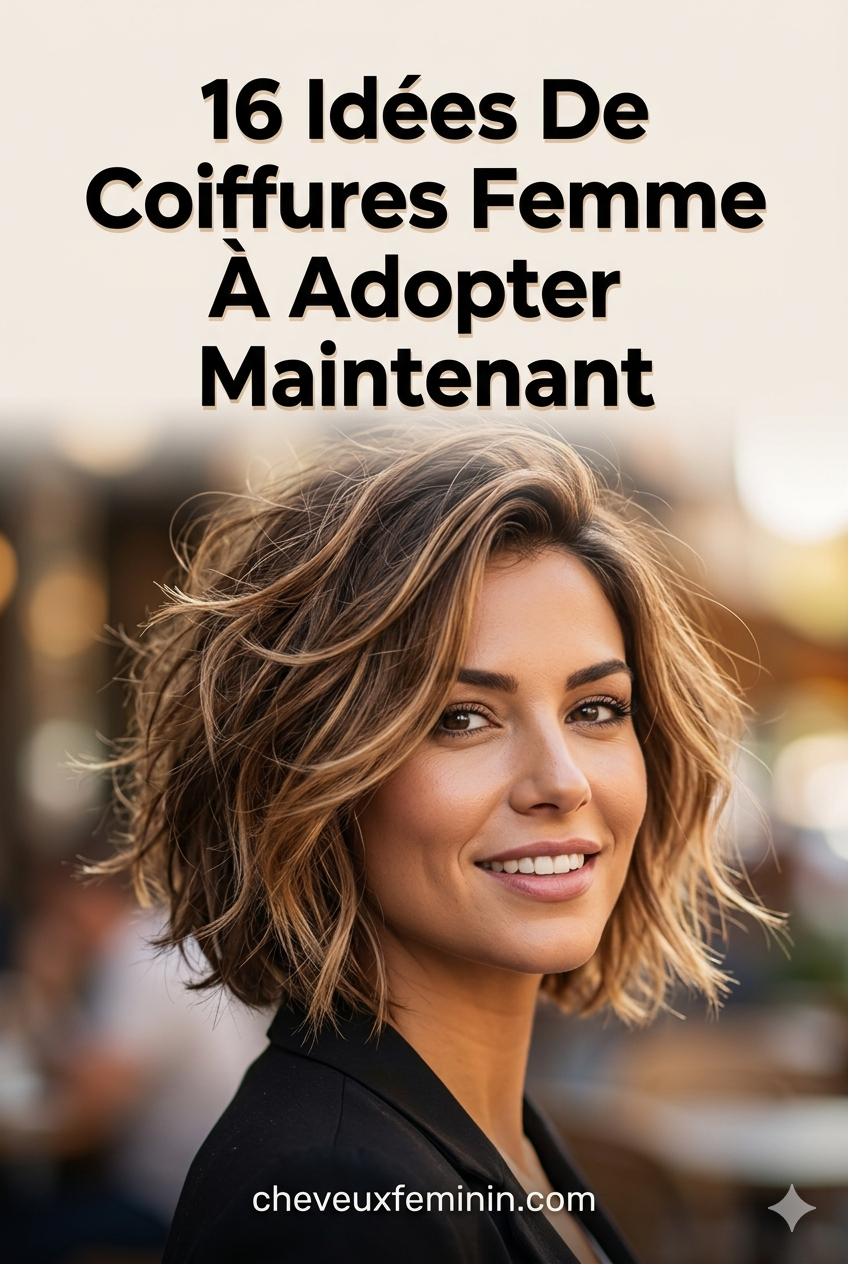 16 Idées De Coiffures Femme À Adopter Maintenant
