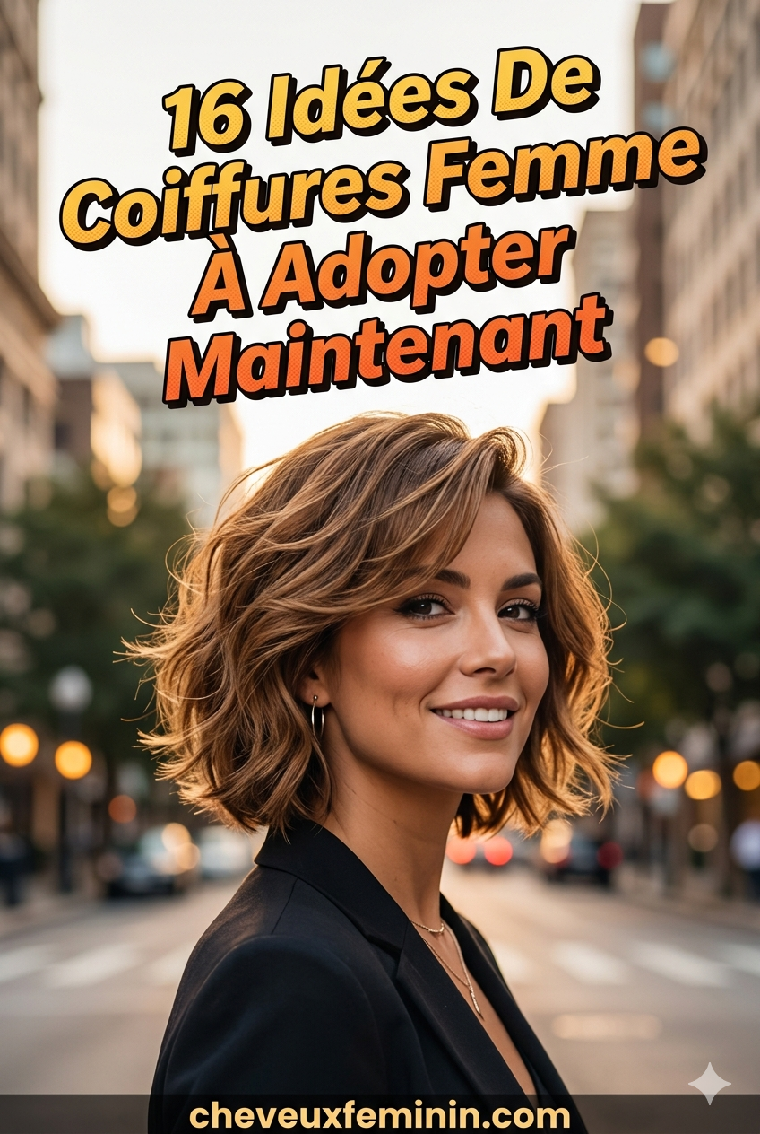 16 Idées De Coiffures Femme À Adopter Maintenant