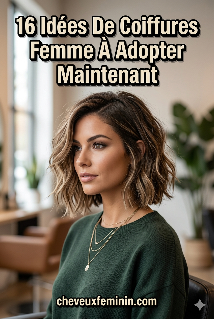 16 Idées De Coiffures Femme À Adopter Maintenant