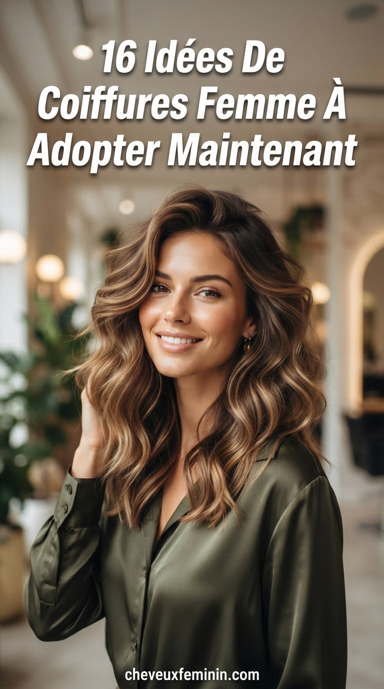 16 Idées De Coiffures Femme À Adopter Maintenant