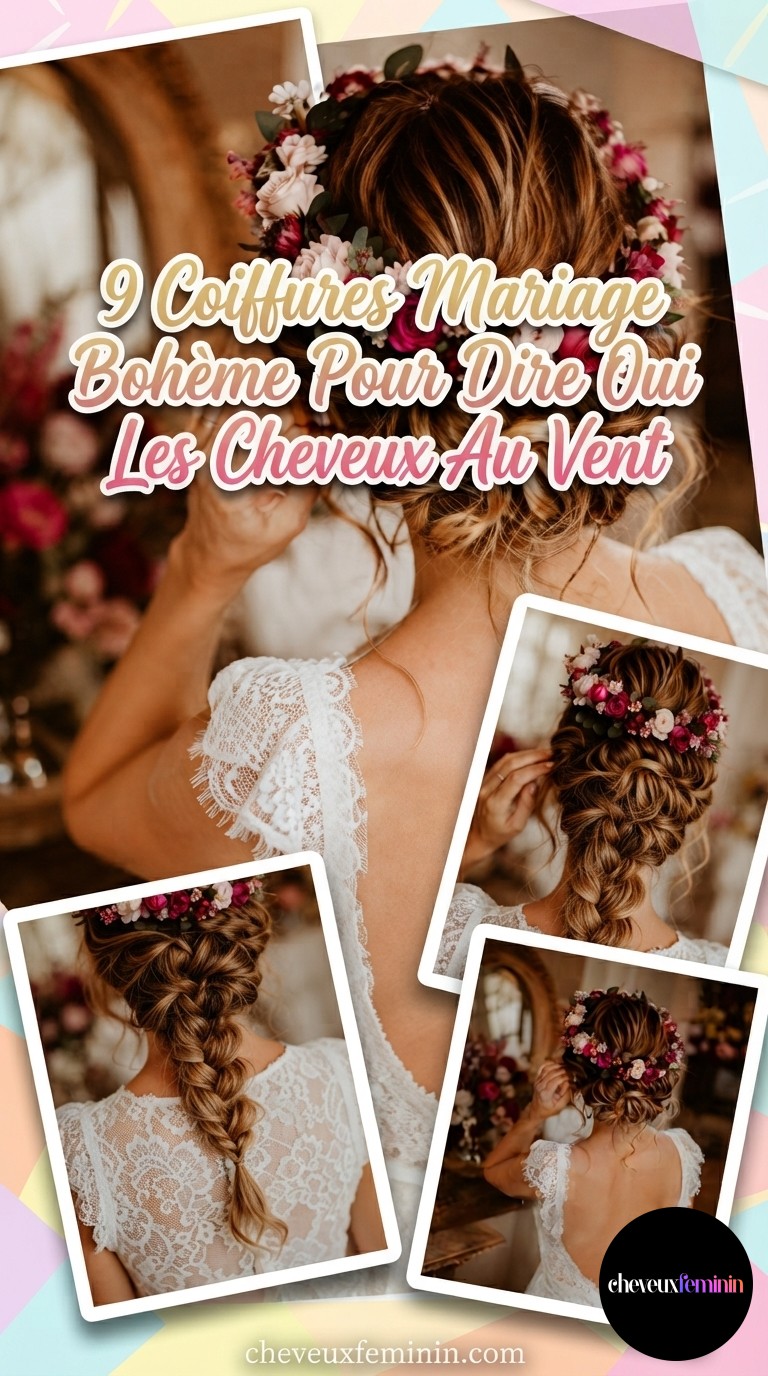 9 Coiffures Mariage Bohème Pour Dire Oui Les Cheveux Au Vent