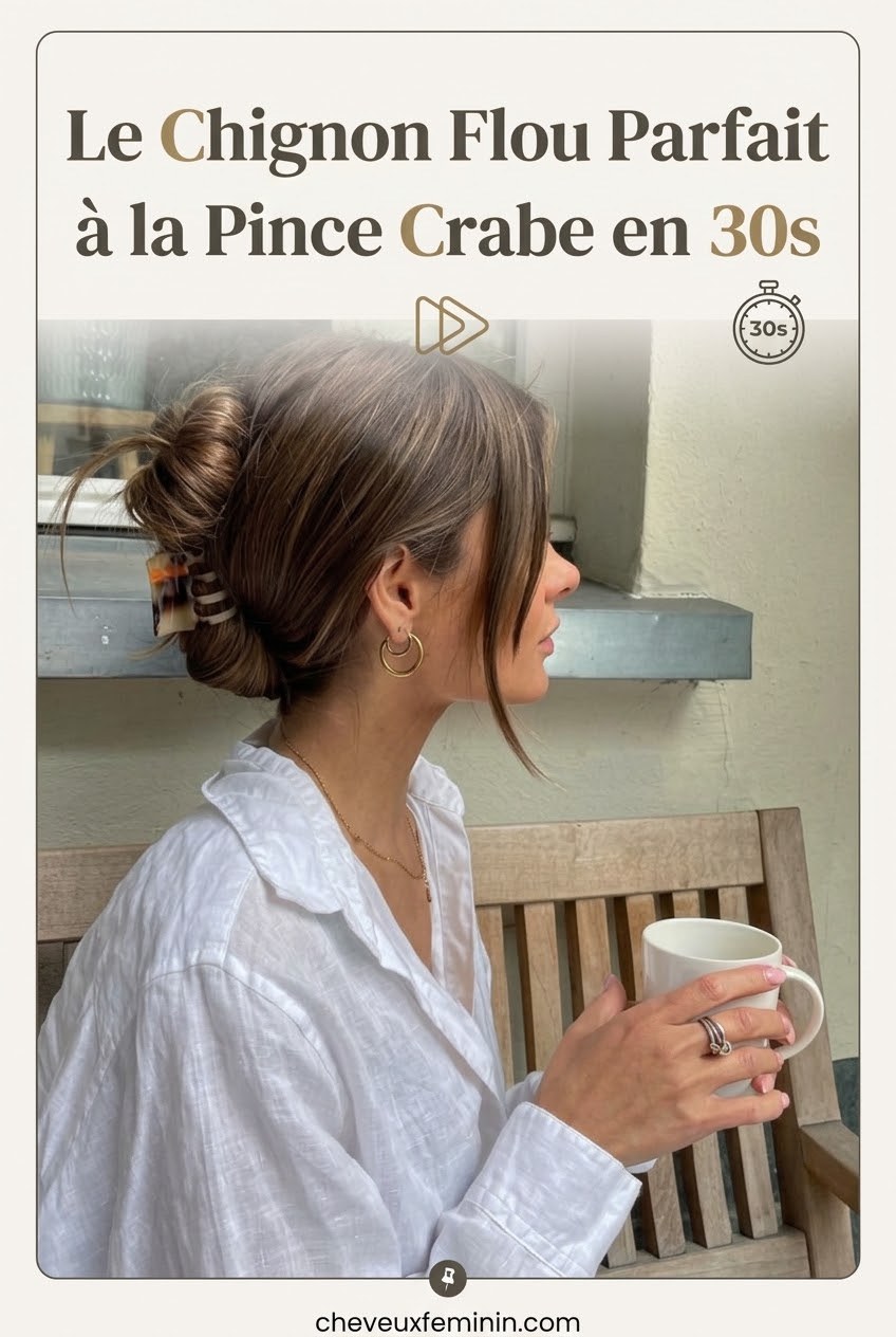 Le Chignon Flou Parfait à la Pince Crabe en 30s