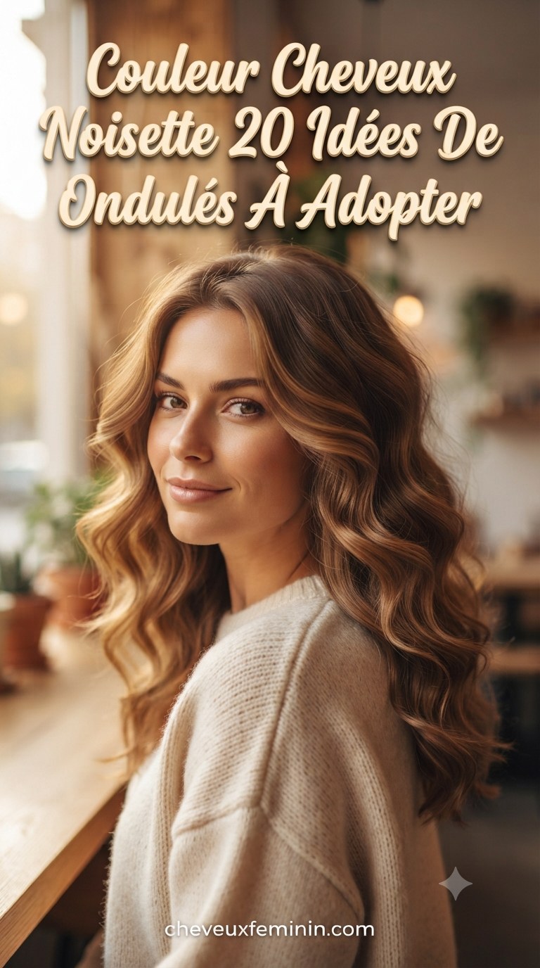 Couleur Cheveux Noisette 20 Idées De Styles Ondulés À Adopter