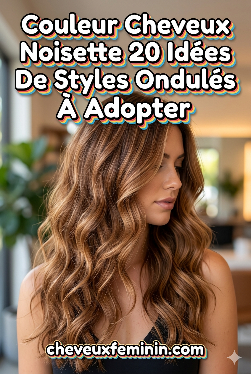 Couleur Cheveux Noisette 20 Idées De Styles Ondulés À Adopter