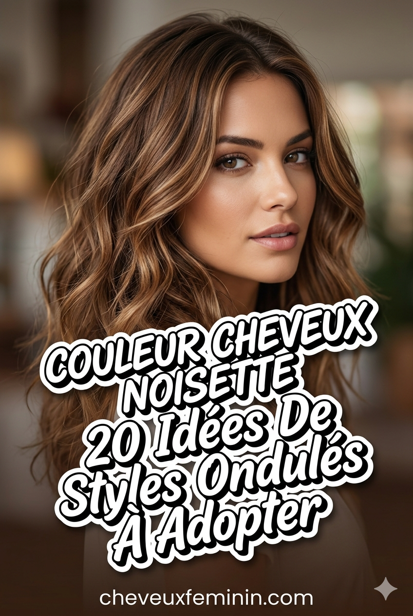 Couleur Cheveux Noisette 20 Idées De Styles Ondulés À Adopter