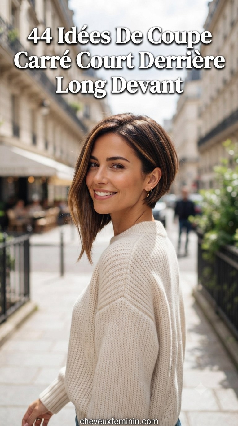 44 Idées De Coupe Carré Court Derrière Long Devant