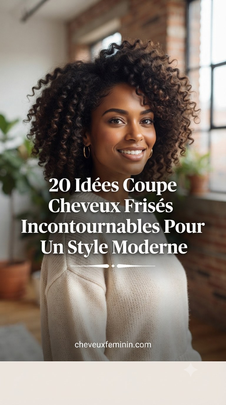 20 Idées Coupe Cheveux Frisés Incontournables Pour Un Style Moderne