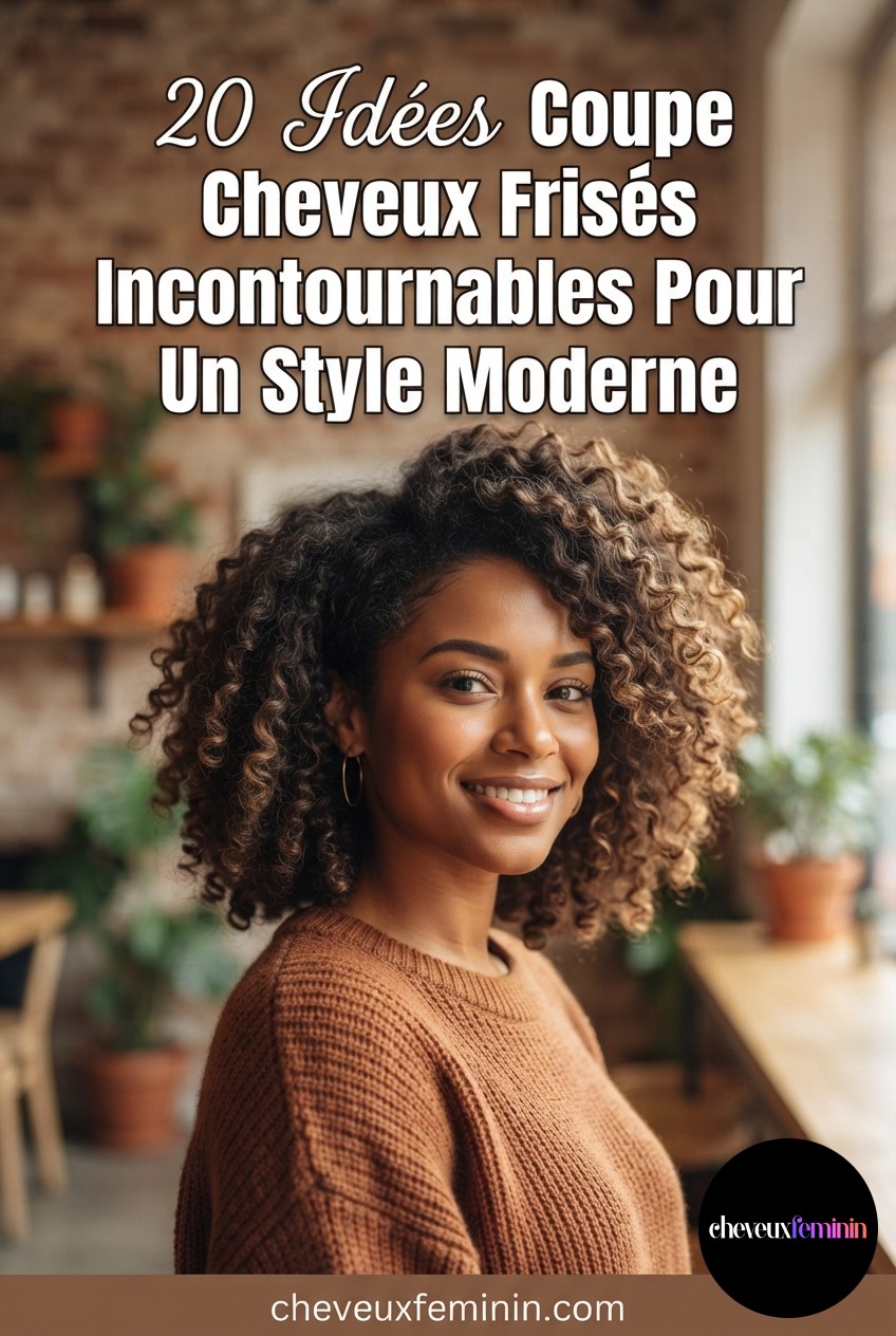 20 Idées Coupe Cheveux Frisés Incontournables Pour Un Style Moderne