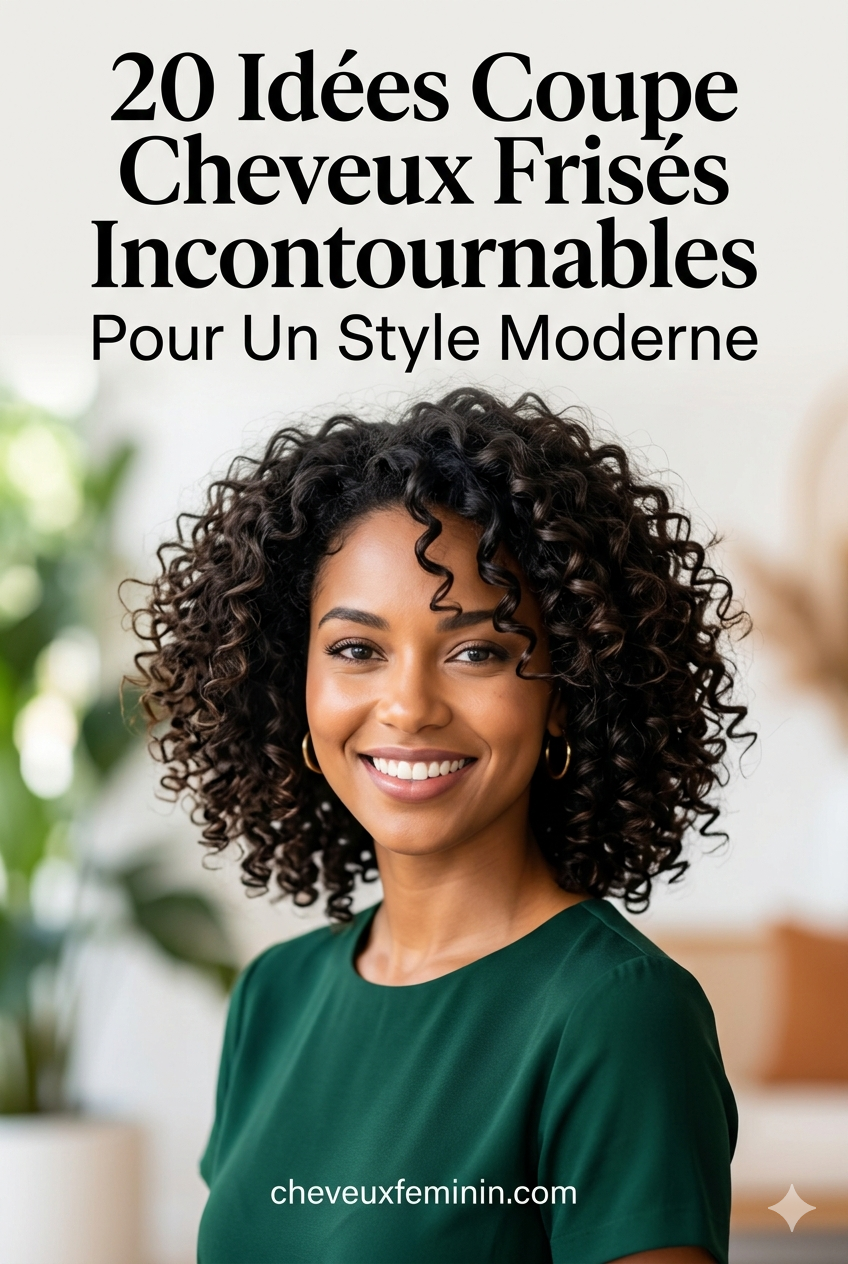 20 Idées Coupe Cheveux Frisés Incontournables Pour Un Style Moderne