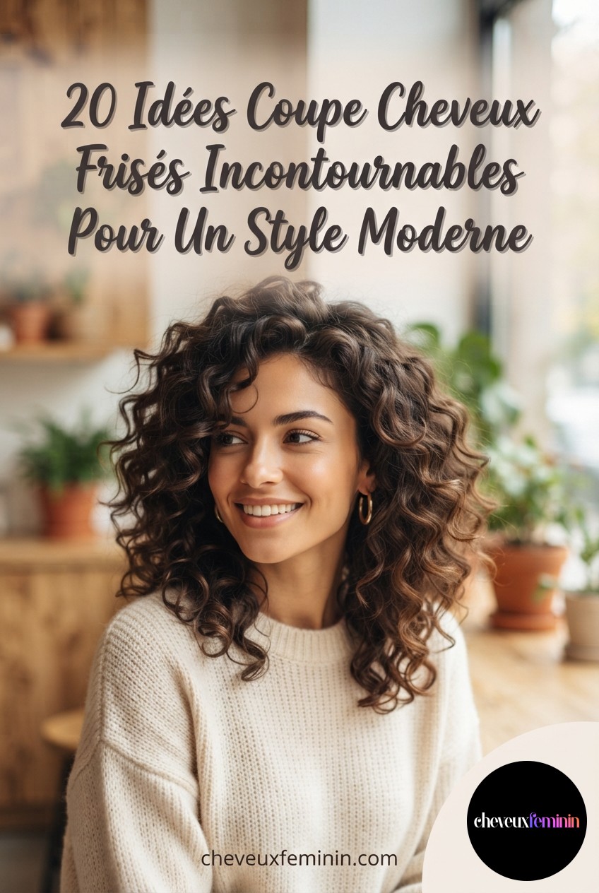 20 Idées Coupe Cheveux Frisés Incontournables Pour Un Style Moderne