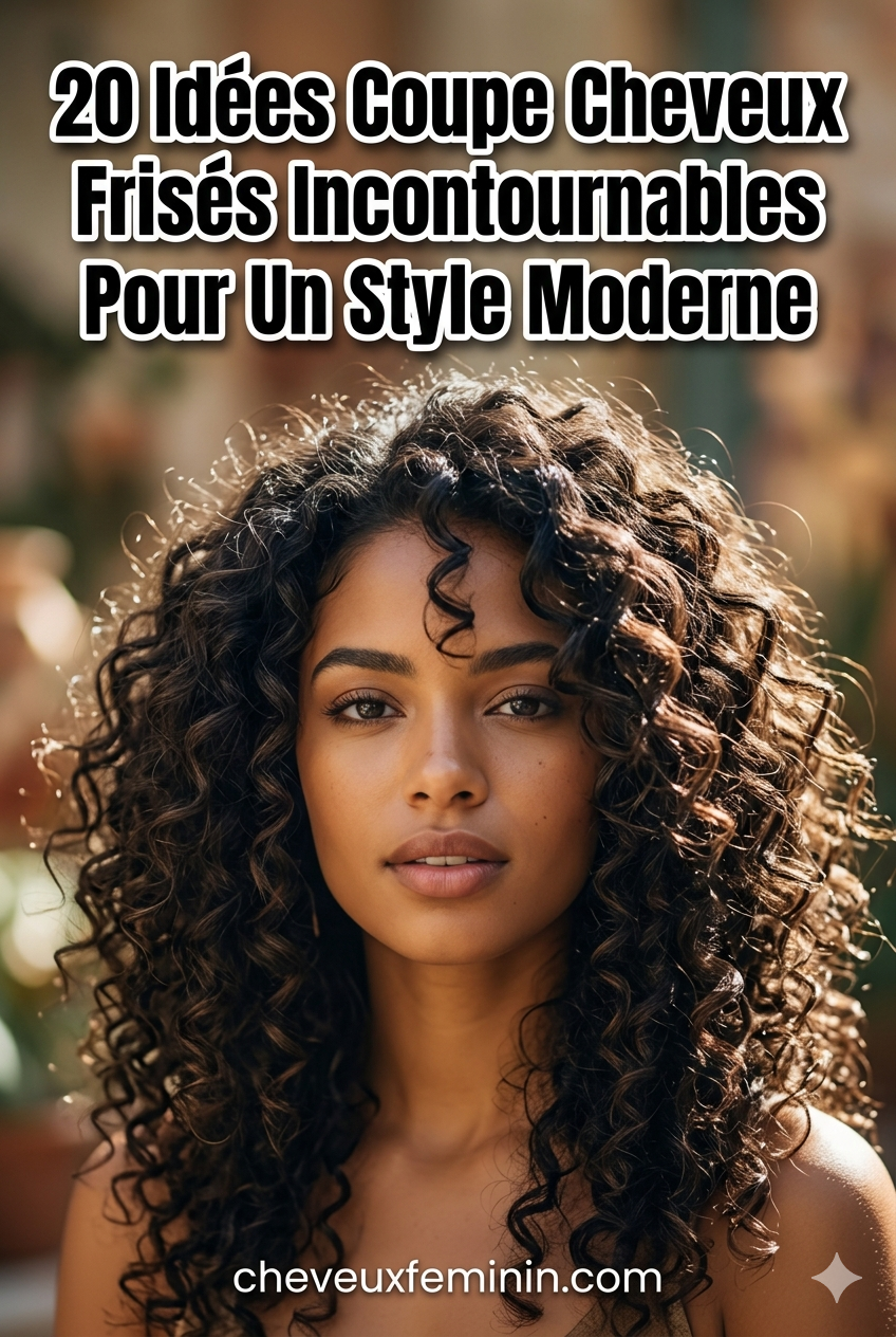20 Idées Coupe Cheveux Frisés Incontournables Pour Un Style Moderne