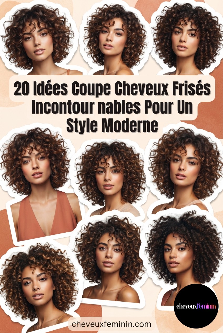 20 Idées Coupe Cheveux Frisés Incontournables Pour Un Style Moderne