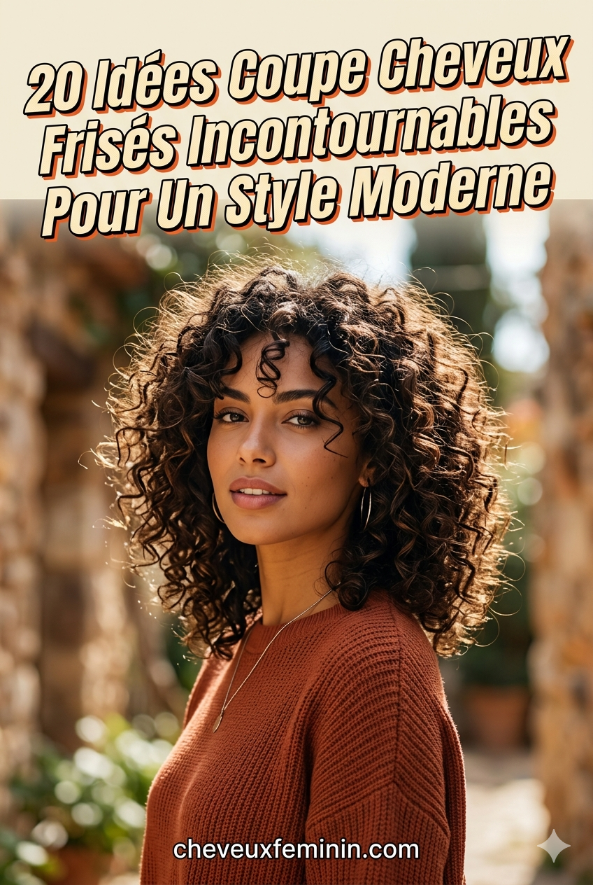 20 Idées Coupe Cheveux Frisés Incontournables Pour Un Style Moderne