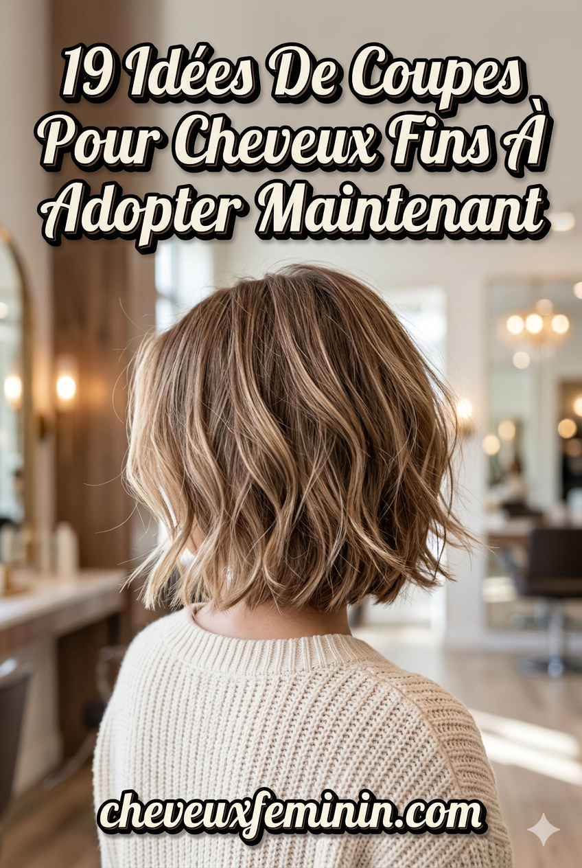 19 Idées De Coupes Pour Cheveux Fins À Adopter Maintenant