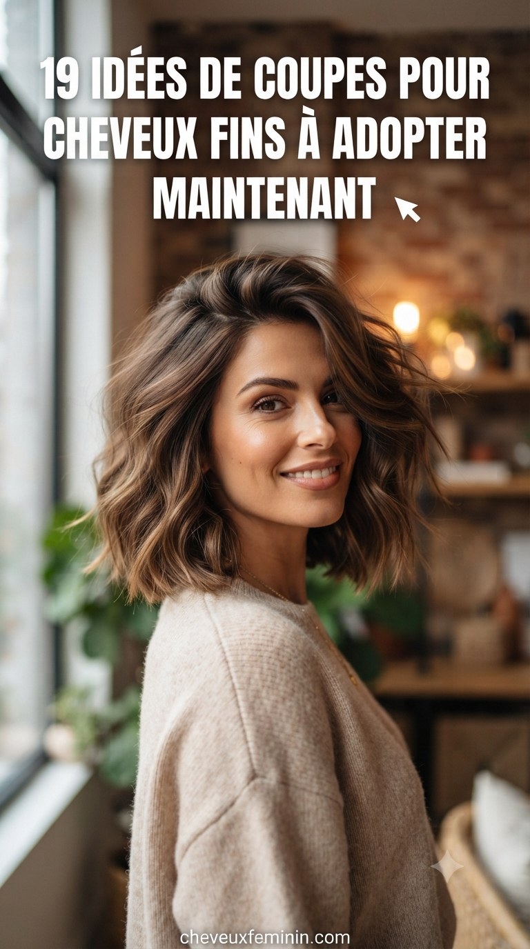 19 Idées De Coupes Pour Cheveux Fins À Adopter Maintenant