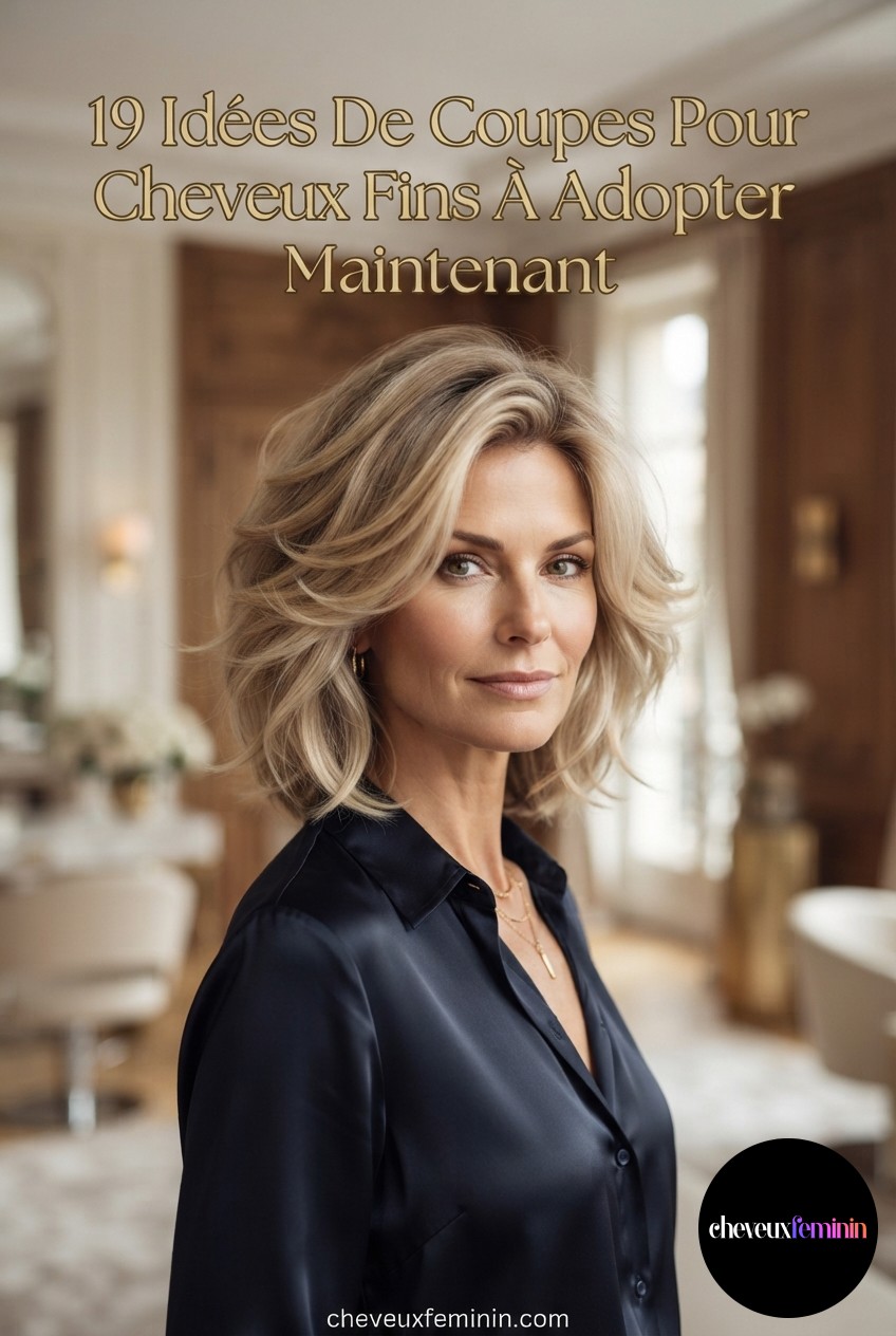 19 Idées De Coupes Pour Cheveux Fins À Adopter Maintenant