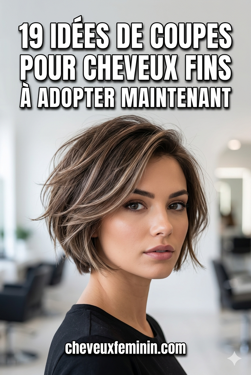19 Idées De Coupes Pour Cheveux Fins À Adopter Maintenant