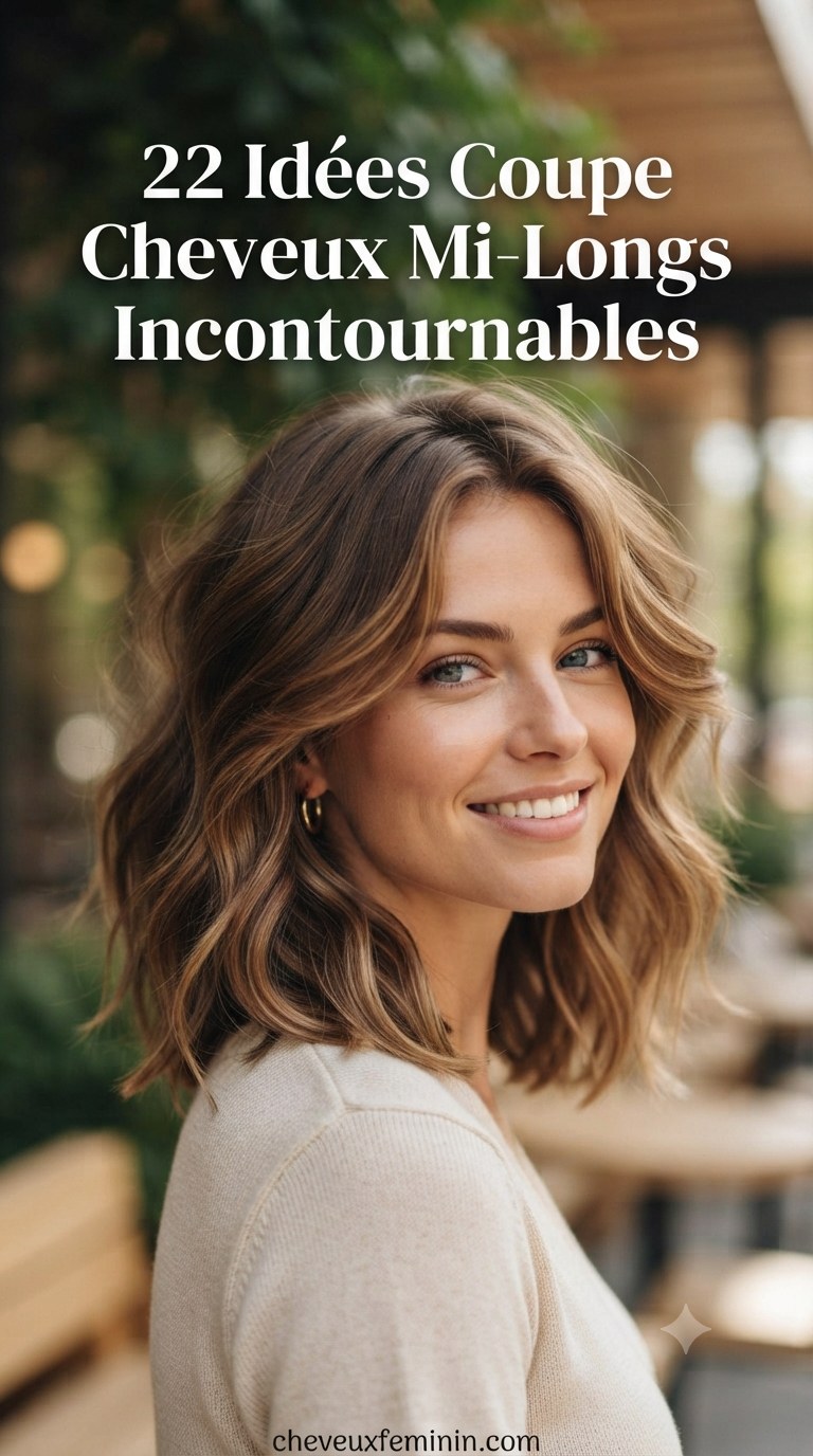22 Idées Coupe Cheveux Mi-Longs Incontournables