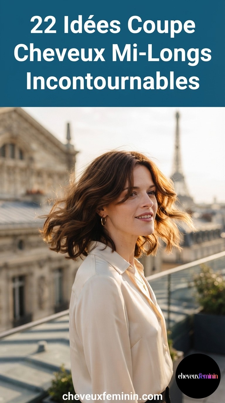 22 Idées Coupe Cheveux Mi-Longs Incontournables