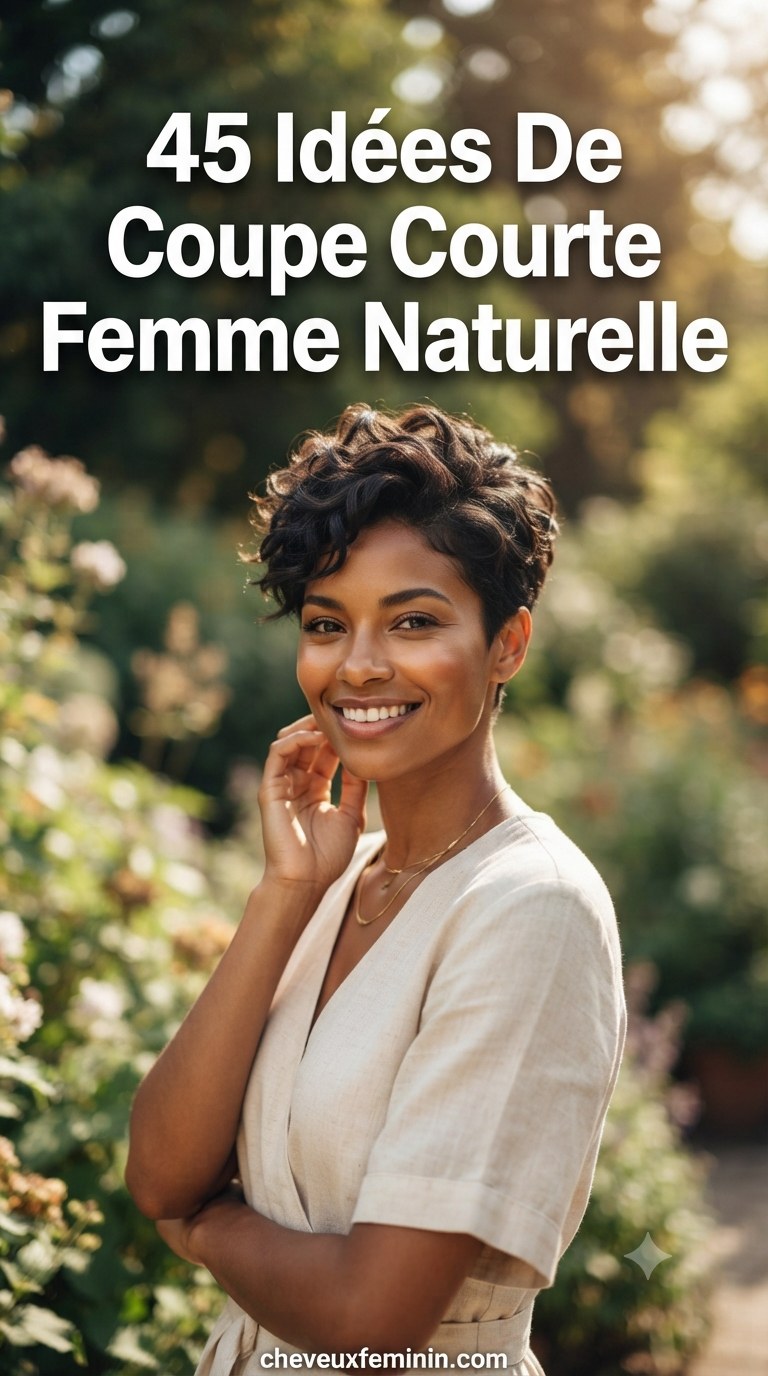45 Idées De Coupe Courte Femme Naturelle