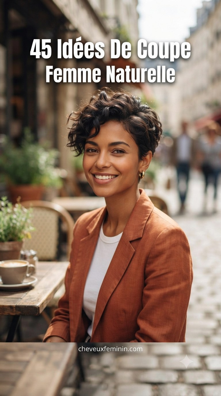 45 Idées De Coupe Courte Femme Naturelle