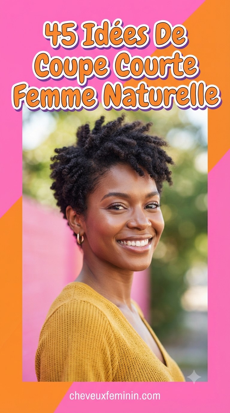 45 Idées De Coupe Courte Femme Naturelle