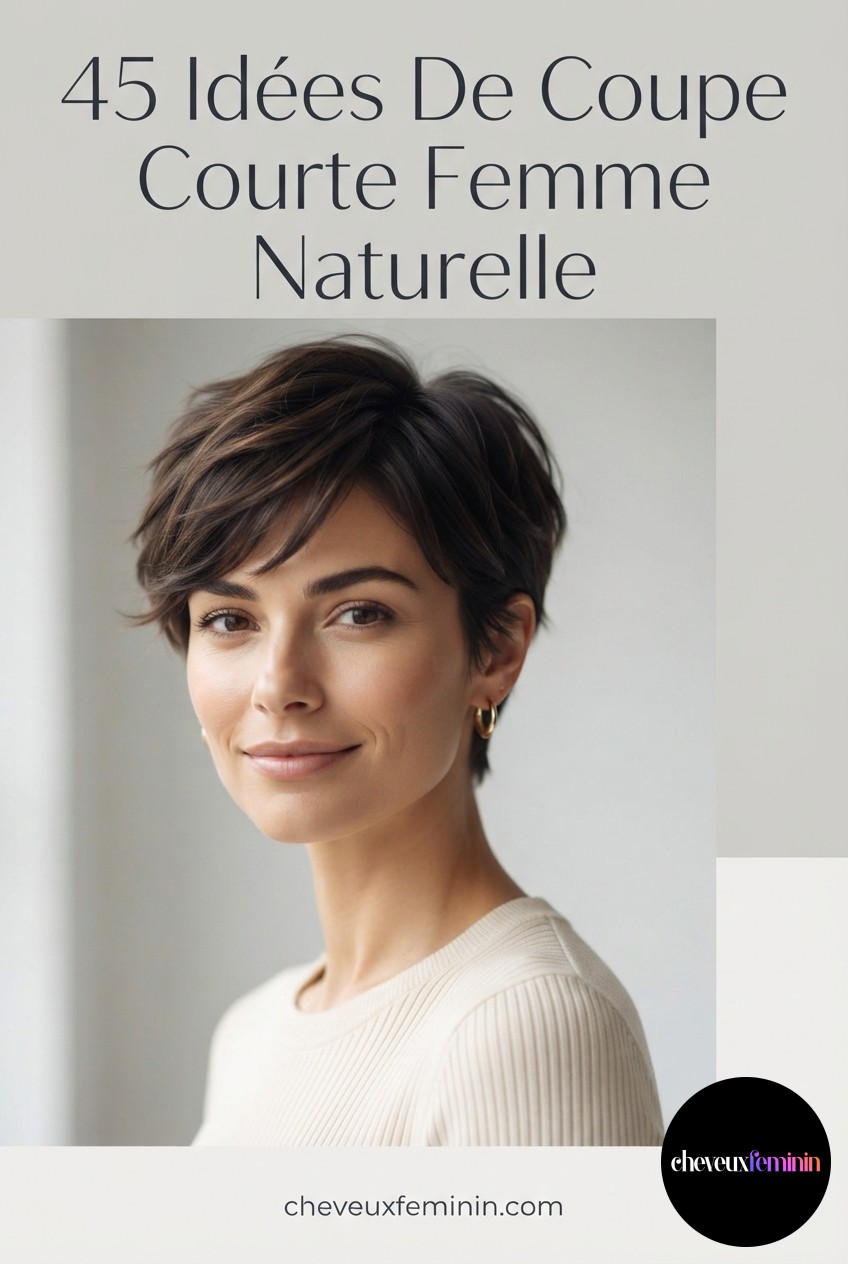 45 Idées De Coupe Courte Femme Naturelle