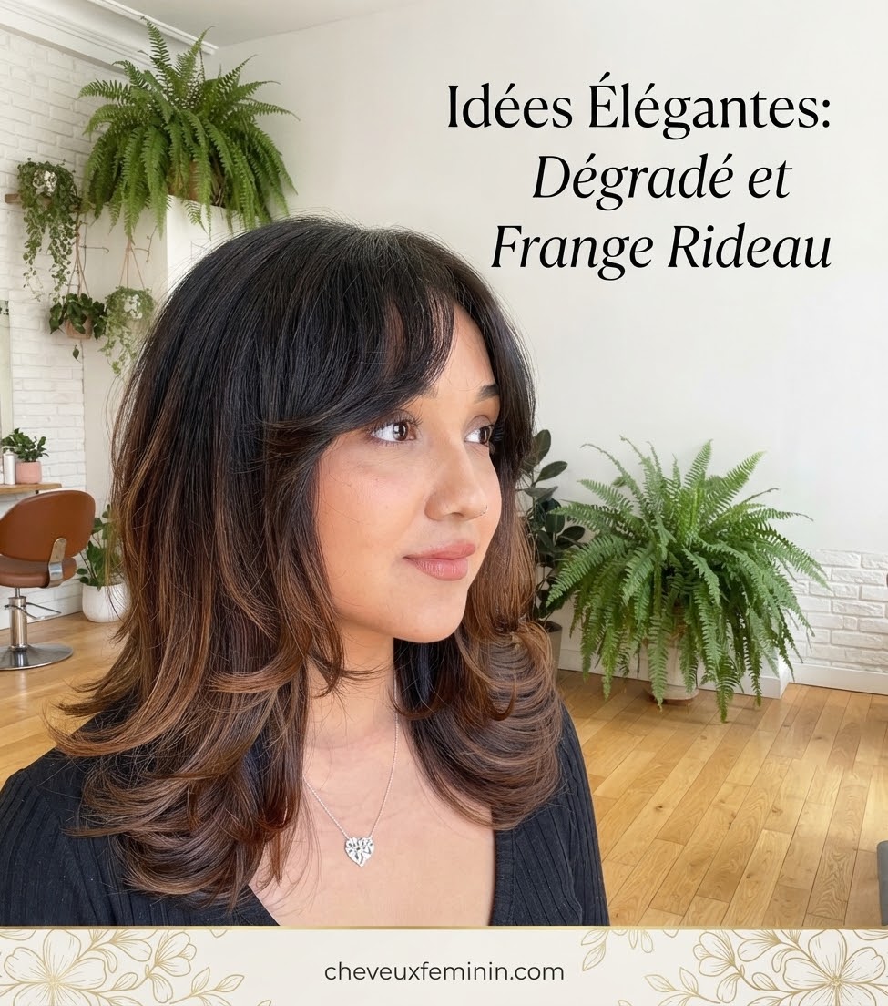 Idées Élégantes: Dégradé et Frange Rideau