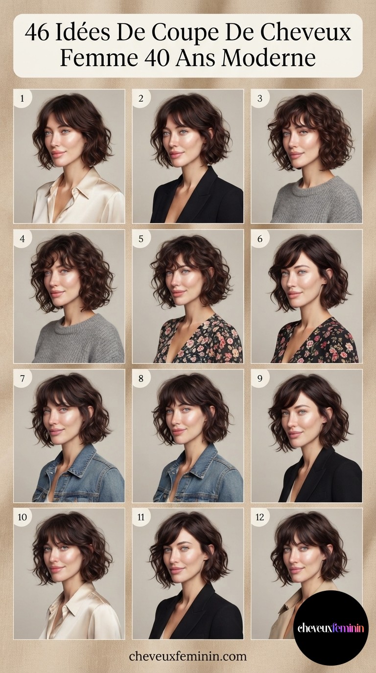46 Idées De Coupe De Cheveux Femme 40 Ans Moderne