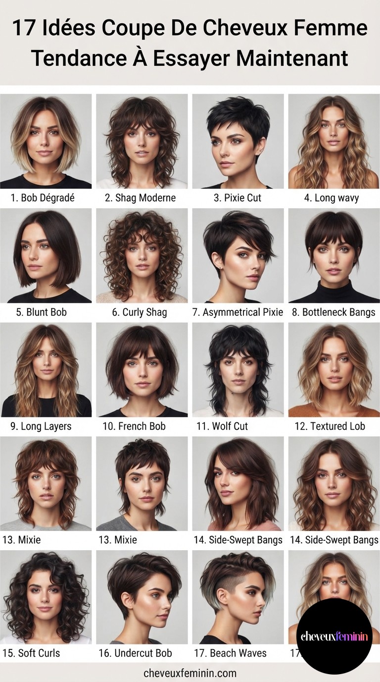 17 Idées Coupe De Cheveux Femme Tendance À Essayer Maintenant