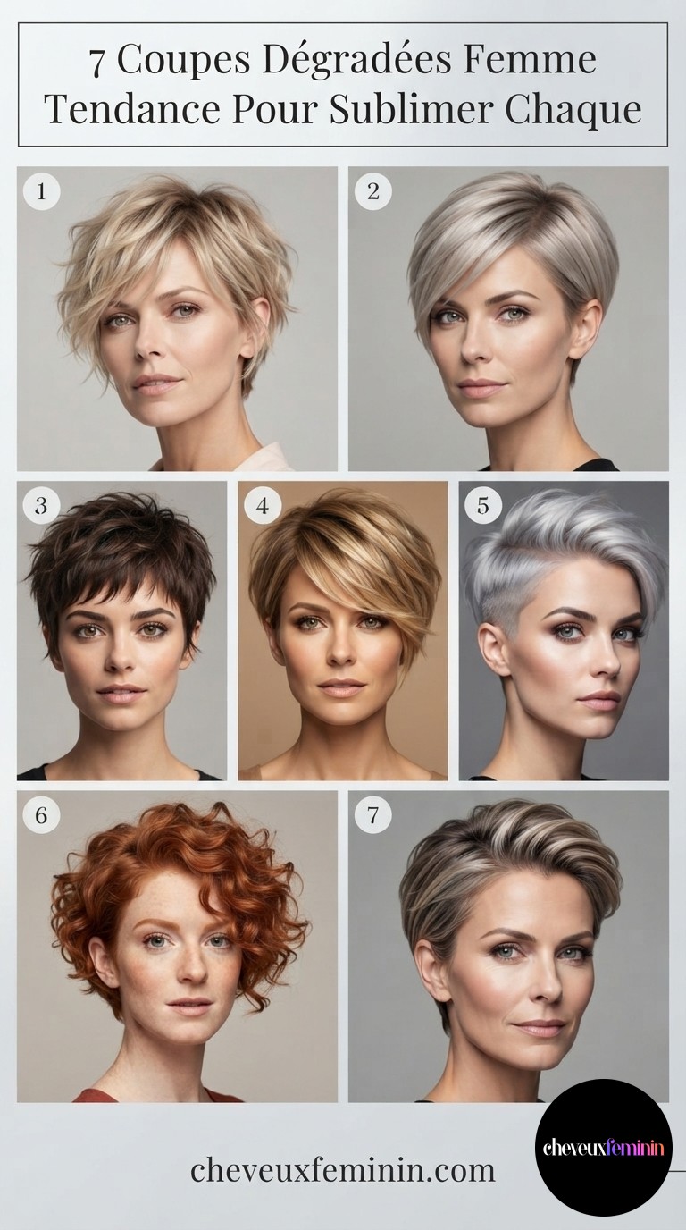 7 Coupes Dégradées Femme Tendance Pour Sublimer Chaque
