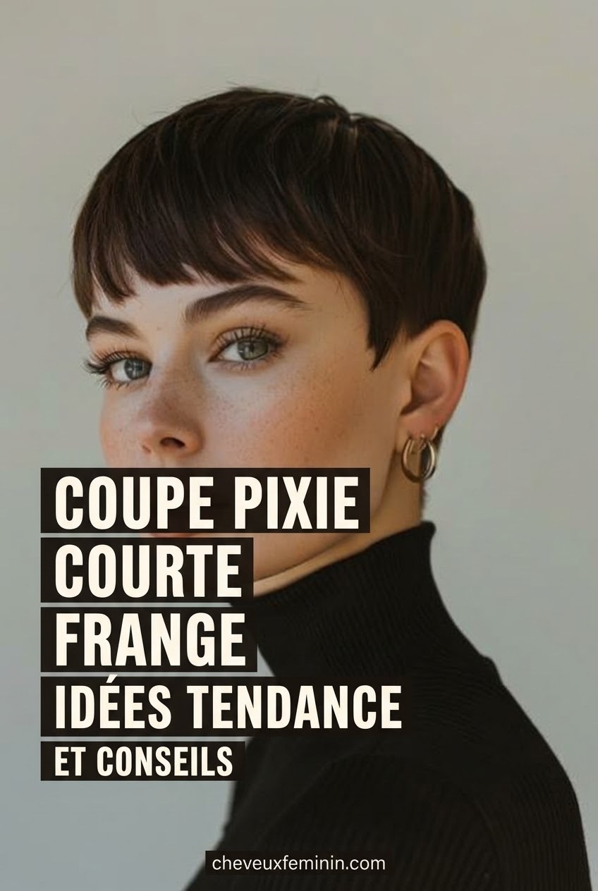 Coupe pixie courte frange idées tendance et conseils