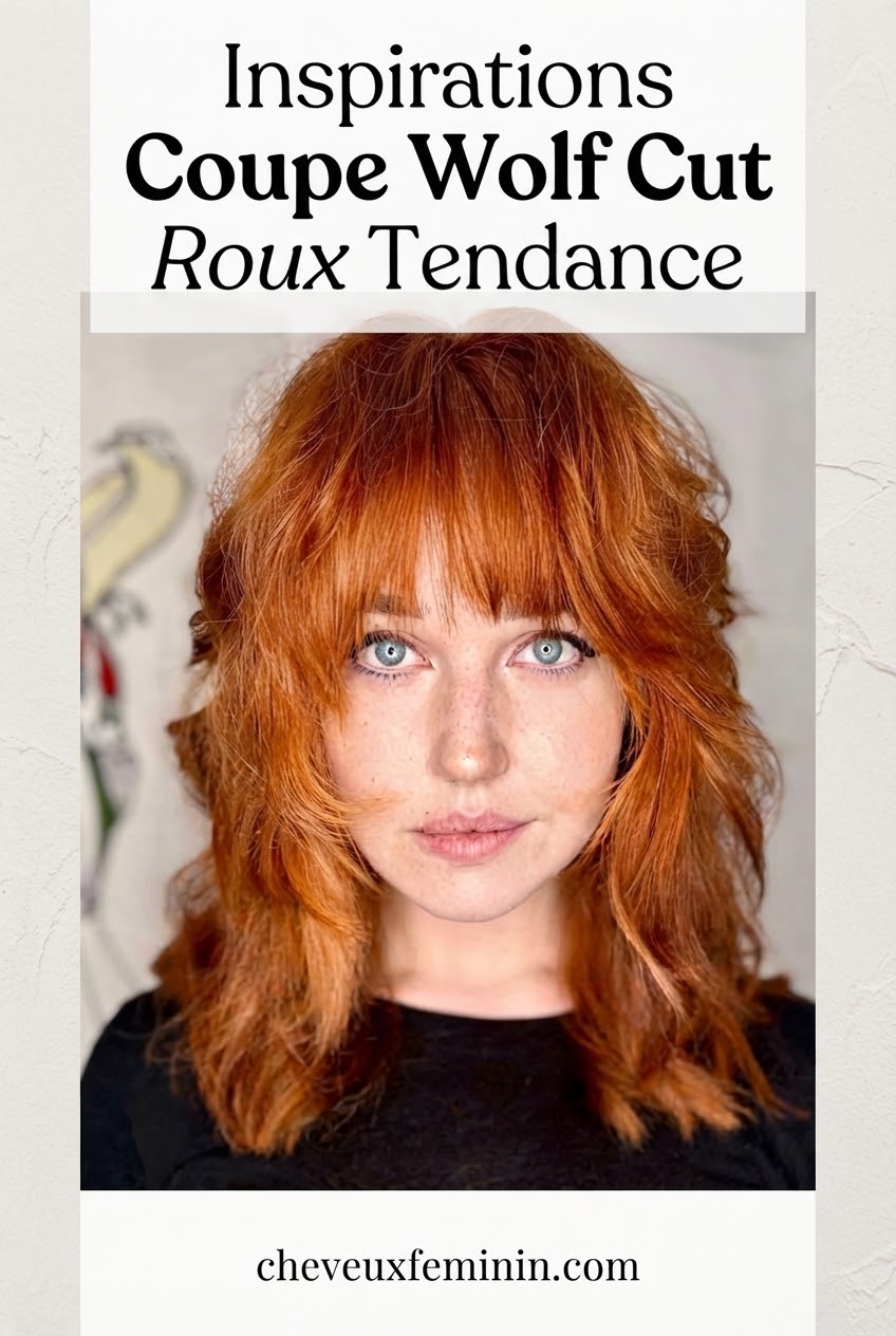 Inspirations Coupe Wolf Cut Roux Tendance