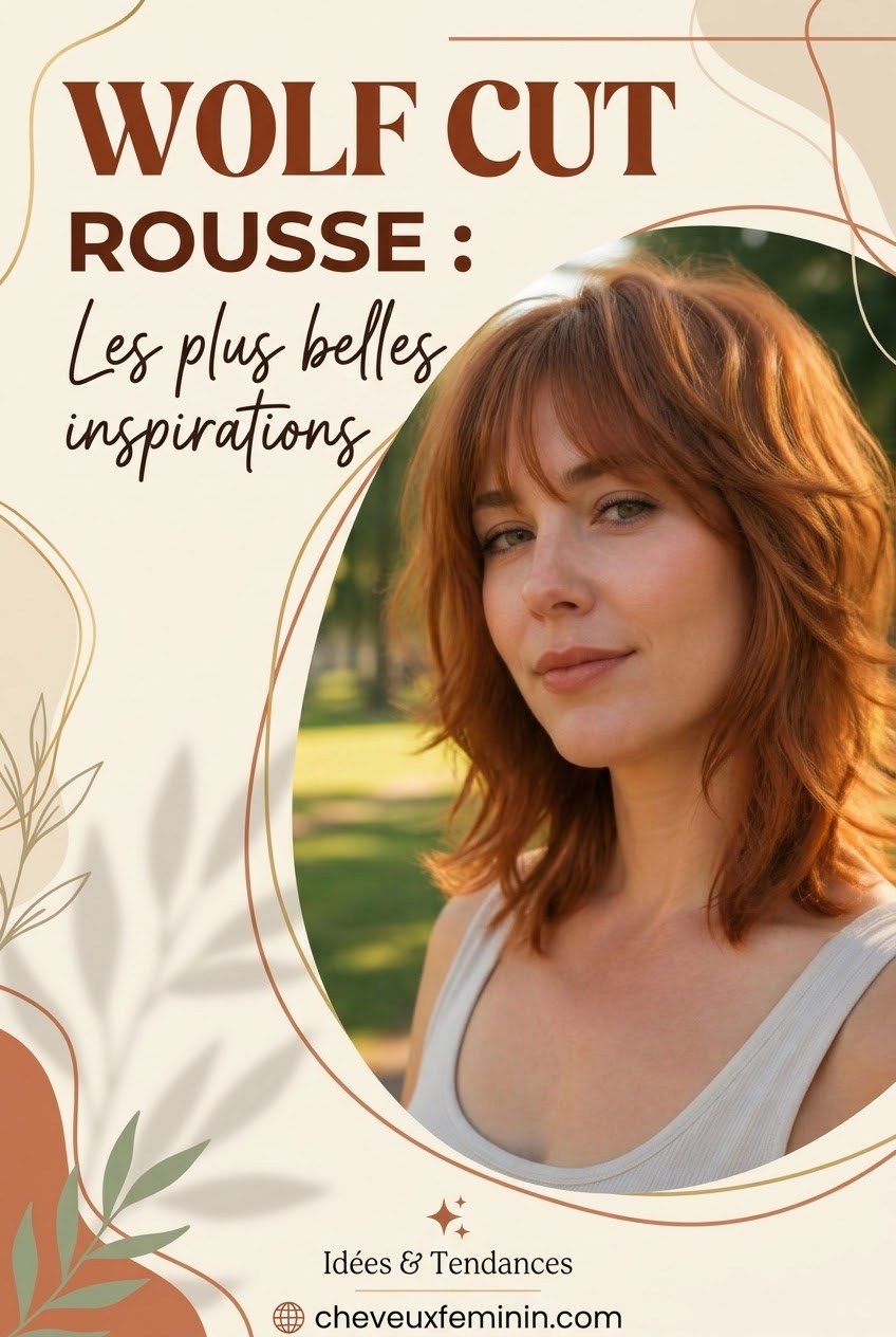 Wolf Cut Rousse : Les Plus Belles Inspirations