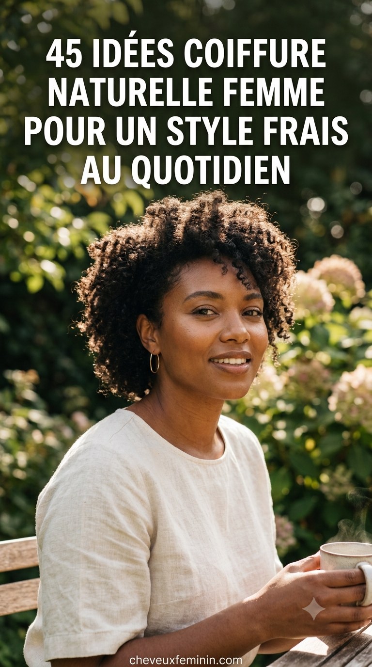 45 Idées Coiffure Naturelle Femme Pour Un Style Frais Au Quotidien