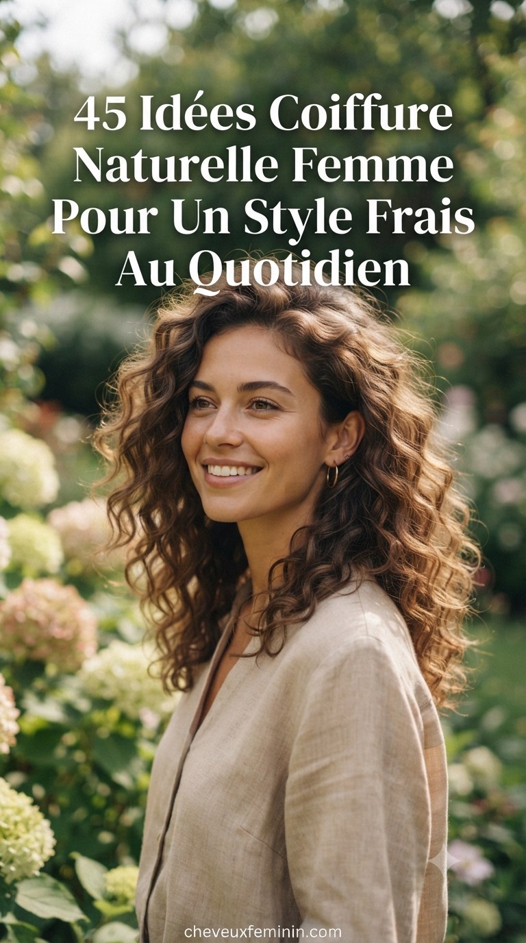 45 Idées Coiffure Naturelle Femme Pour Un Style Frais Au Quotidien