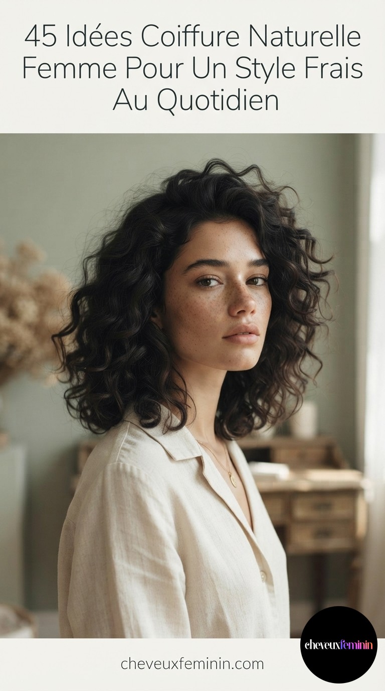 45 Idées Coiffure Naturelle Femme Pour Un Style Frais Au Quotidien