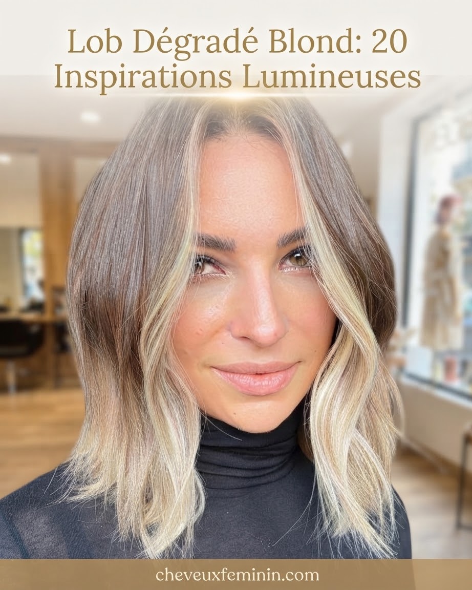 Lob Dégradé Blond: 20 Inspirations Lumineuses
