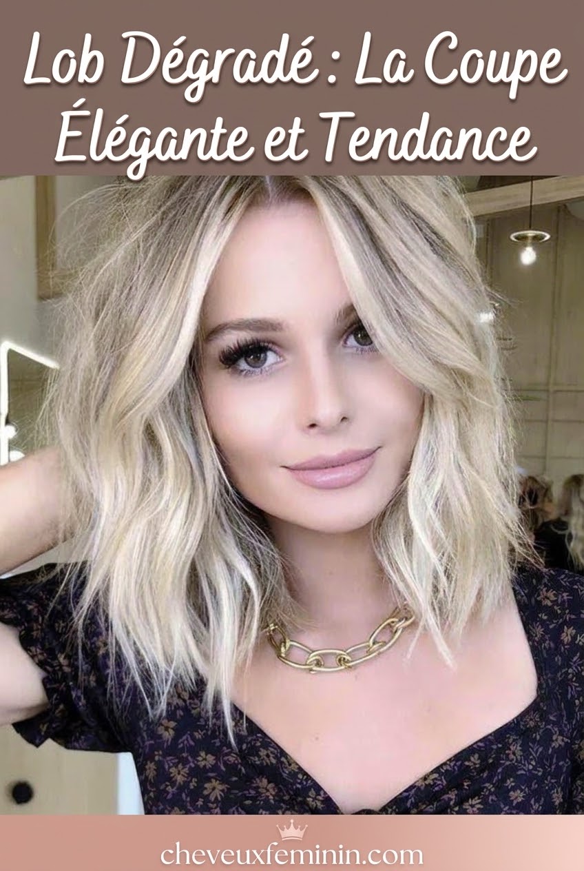 Lob Dégradé : La Coupe Élégante et Tendance