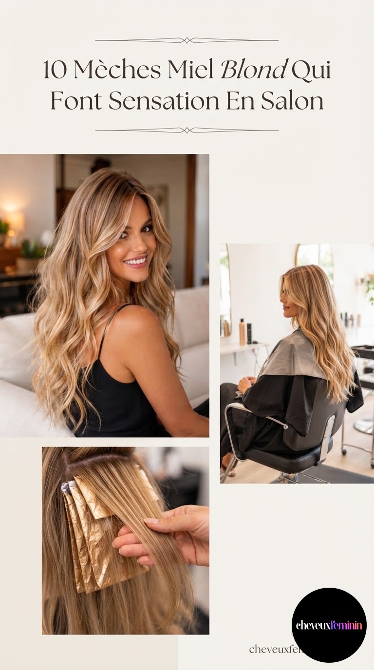 10 Mèches Miel Blond Qui Font Sensation En Salon