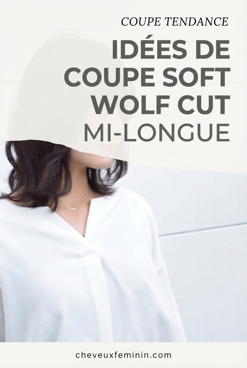 Idées de Coupe Soft Wolf Cut Mi-Longue
