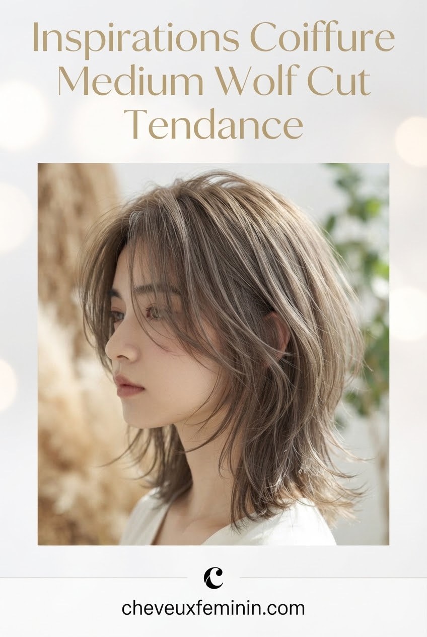 Inspirations Coiffure Medium Wolf Cut Tendance